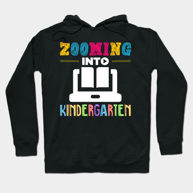 Zooming Into Kindergarten Back to School Virtual 2020 Hoodie by oskibunde